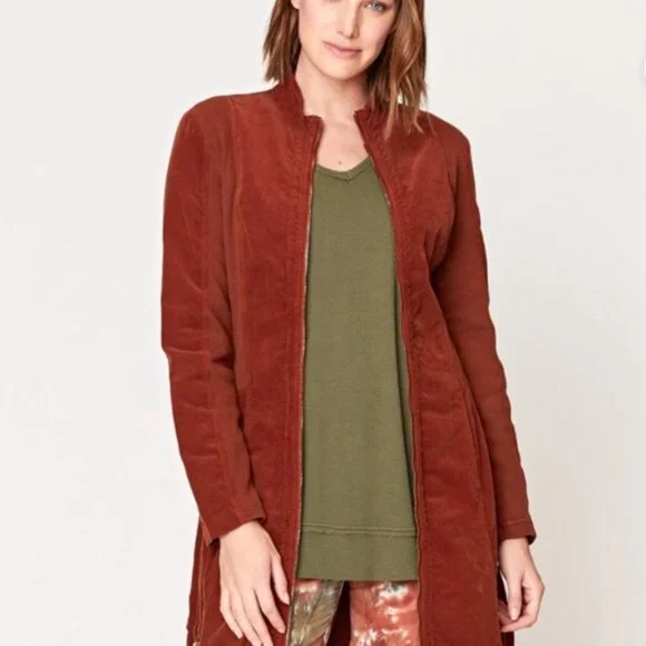 XCVI - Corduroy Winifred Jacket in Nutmeg - Size M - Picture 4 of 6
